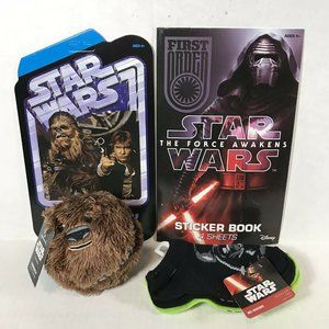 Star Wars Socks Gift Set Chewbacca Fluffball R2D2